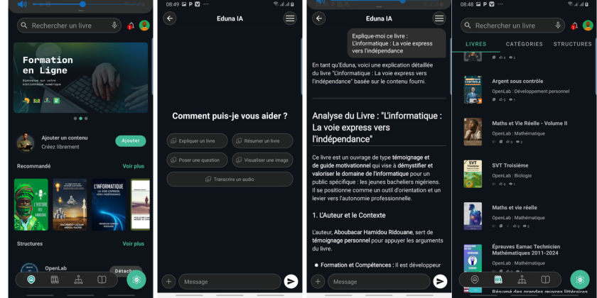 Démo EDUNA avec Gemma